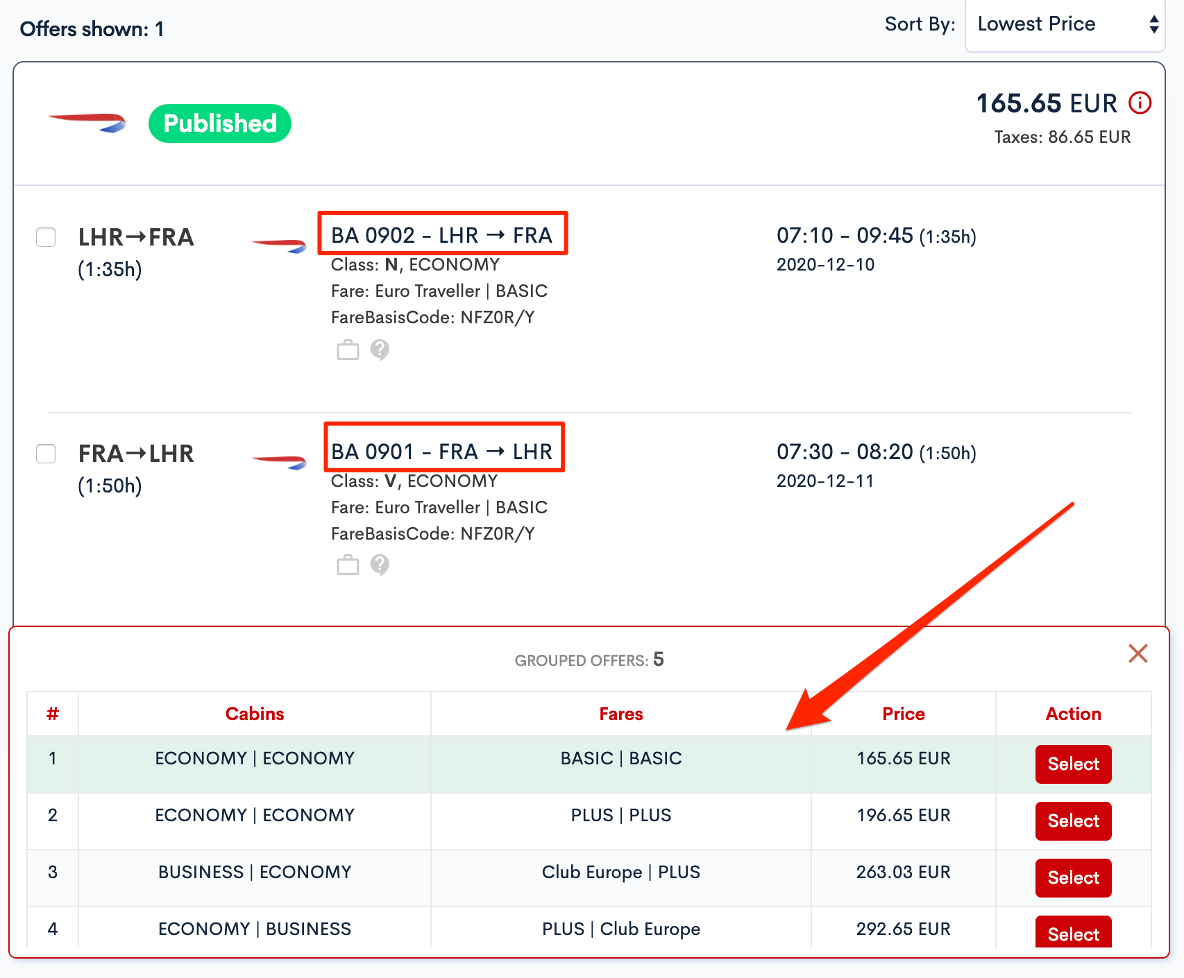 Bookingpad_PNR_Search-Show results 